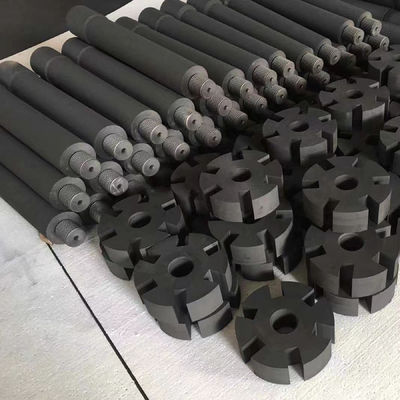 Zwarte grafietlasblok 30 Mpa voor rotoren voor het ontgassen van aluminium
