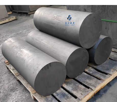 12 μm Graan Size Sintering Graphite Rod Smooth Isostatic Carbon Graphite Block