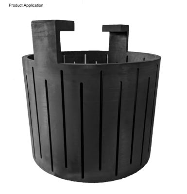 Isostatische 1,80 G/Cm3 Siliciumgrafietblokken 110 - 125 W/Mk Warmgeleiding
