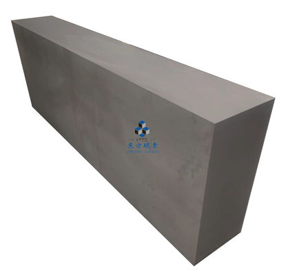 Grote grootte koolstofgrafietblok 110 Mpa Hoogtemperatuurweerstand