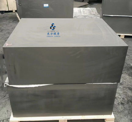 Grote grootte koolstofgrafietblok 110 Mpa Hoogtemperatuurweerstand