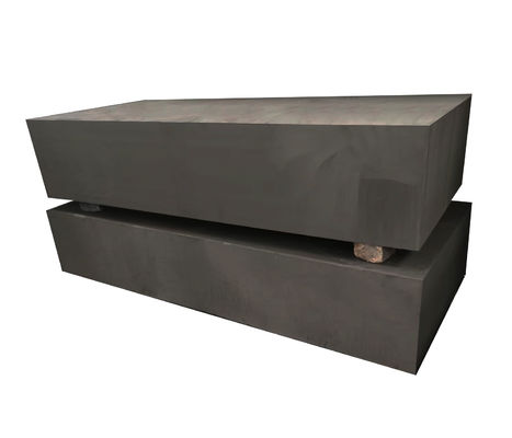 105 Mpa Crucibles Grafiet Glanzend Donkergrijz Carbon Grafietblok