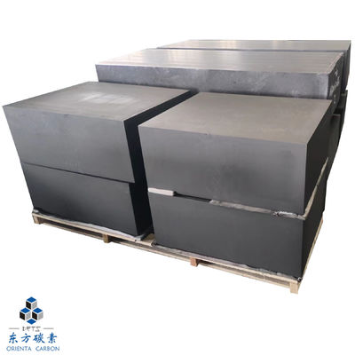 105 Mpa Crucibles Grafiet Glanzend Donkergrijz Carbon Grafietblok