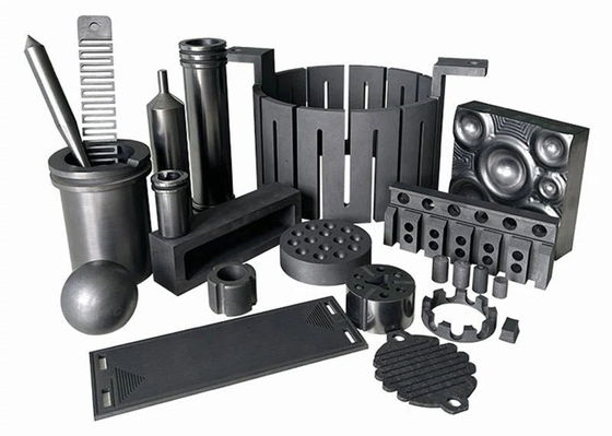 105 Mpa Crucibles Grafiet Glanzend Donkergrijz Carbon Grafietblok